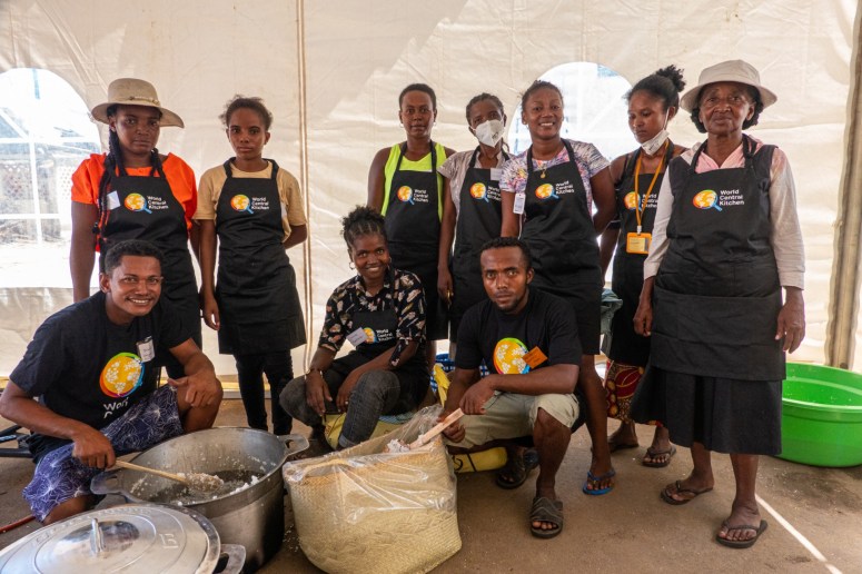 WCK Field Kitchen Set Up in Response to Cyclone Batsirai