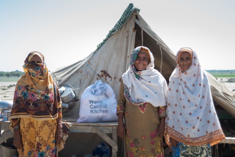Nearly 200 tons of food distributed to flooded villages in Pakistan