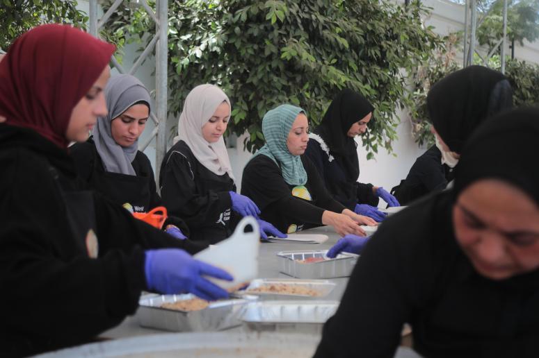 Palestinian women lead WCK’s latest Gaza kitchen