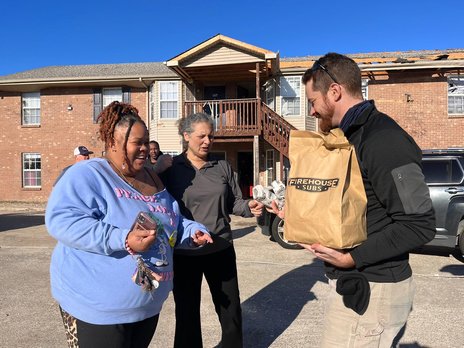Relief Team in Tennessee after devastating tornadoes