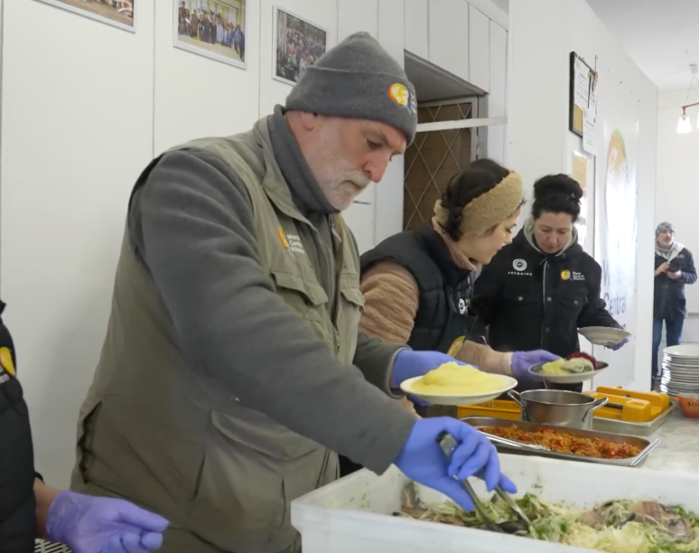World Central Kitchen Founder Jose Andres Visits Ukraine