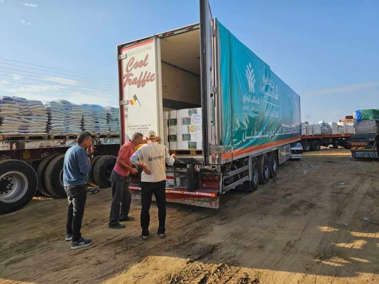 WCK food supply trucks now entering Gaza