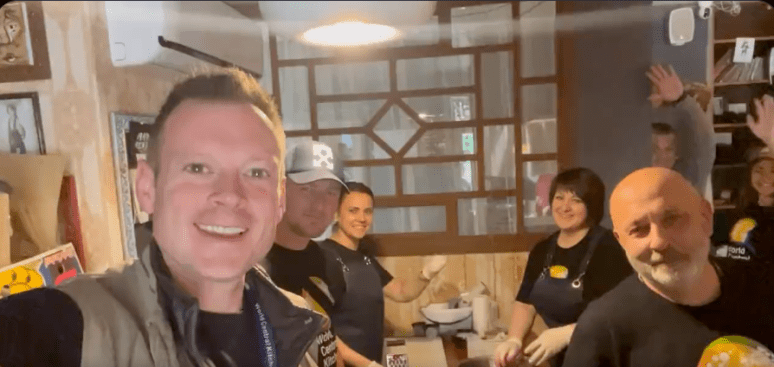 WCK’s @natemook is on the ground in Mykolaiv, the city that sits between Russian troops & Odesa. It’s under frequent attack—including a missile strike today—and the water pipeline was destroyed, but our partners keep cooking 💪 Nate reports from Griffel Cafe! #ChefsForUkraine 🇺🇦