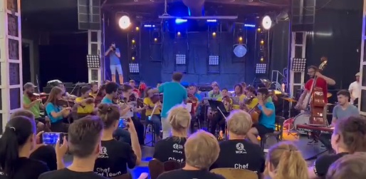 Today my friends @ocasvinculos performed in Lviv for refugee families & all kitchen staff & @WCKitchen team…So proud and happy my fellow Asturian people came from Spain to show their support & love for the great people of Ukraine! Food is love…Music is love! #ChefsForUkraine