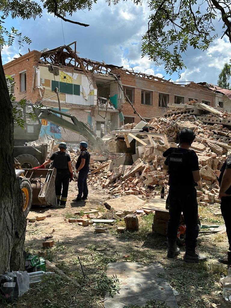 The hearts of the WCK team are heavy today as at least 4 people were killed in a Russian attack on a humanitarian aid center in Orikhiv. WCK has worked with the center to distribute food and water throughout the Zaporizhzhia region of southeastern Ukraine. #ChefsForUkraine