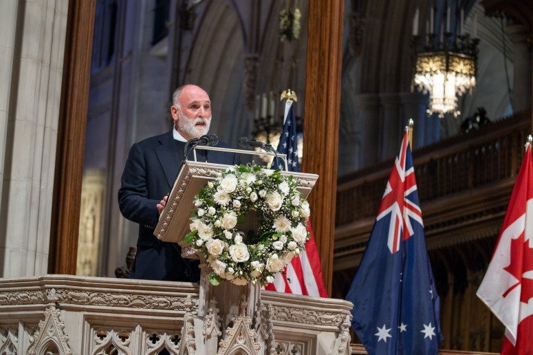 José honors WCK Heroes at Celebration of Life