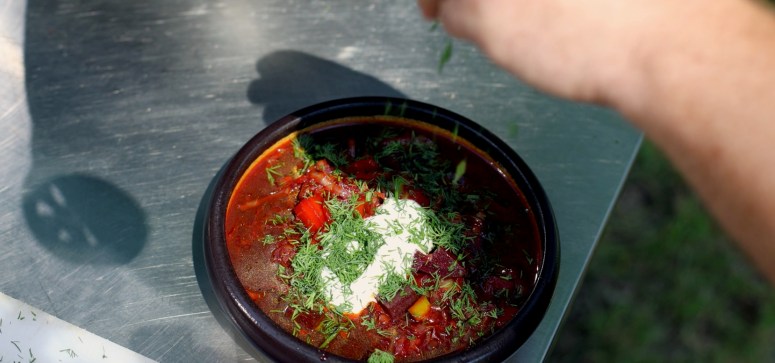 Ukrainian Borsch from The WCK Cookbook