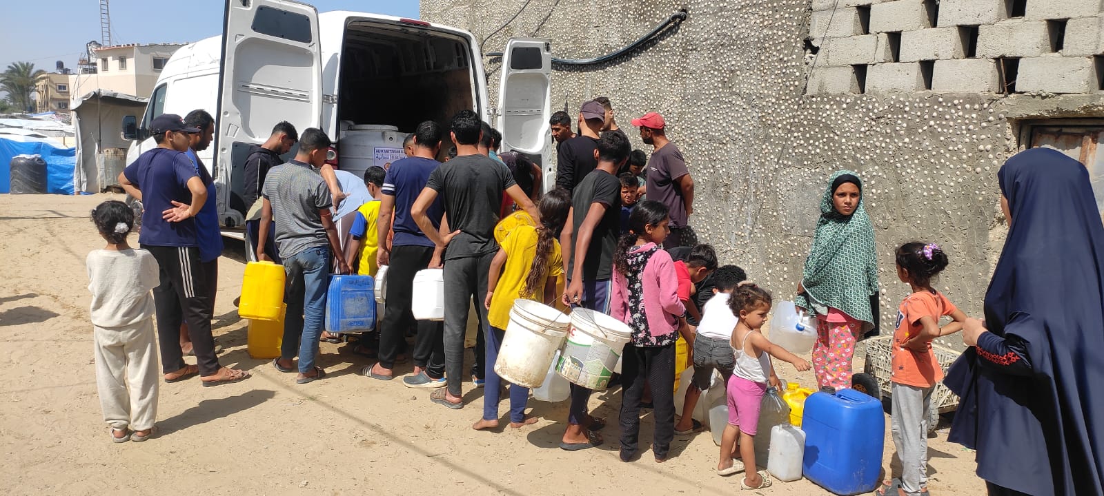 Every Drop Counts: While Food Aid Waits, WCK Water is a Lifeline | WCK