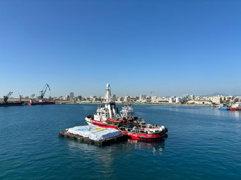 WCK aid sets sail for Gaza