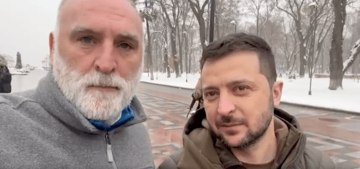 People of Ukraine this message & this recognition, the Order of Merit, is not for me but for you🇺🇦 Every day Food Fighters like @Y_Stefanyuk provide relief & support to neighbors in need.. bringing hope through food! Thank you @ZelenskyyUa for such an honor🙏 #ChefsForUkraine