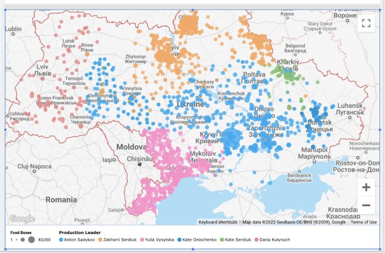 A map of all the places we are feeding! More than 130 million meals to date! Over 1,500 shelters! 1.3 million meals a day! More than 5k @Ukraine people working with @WCKitchen over 300 million invested in Ukraine! Thanks to you! To keep going, We need Your help!🙏#WinterIsComing