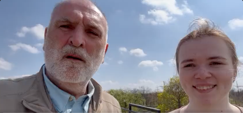 On this Easter in Ukraine…I want to introduce you to my new friend Ina! She’s from Mariupol & her parents & brother are still there. She can’t contact them but they can sometimes call out. Their building is one of few left standing & its dangerous to leave. Listen to her story…