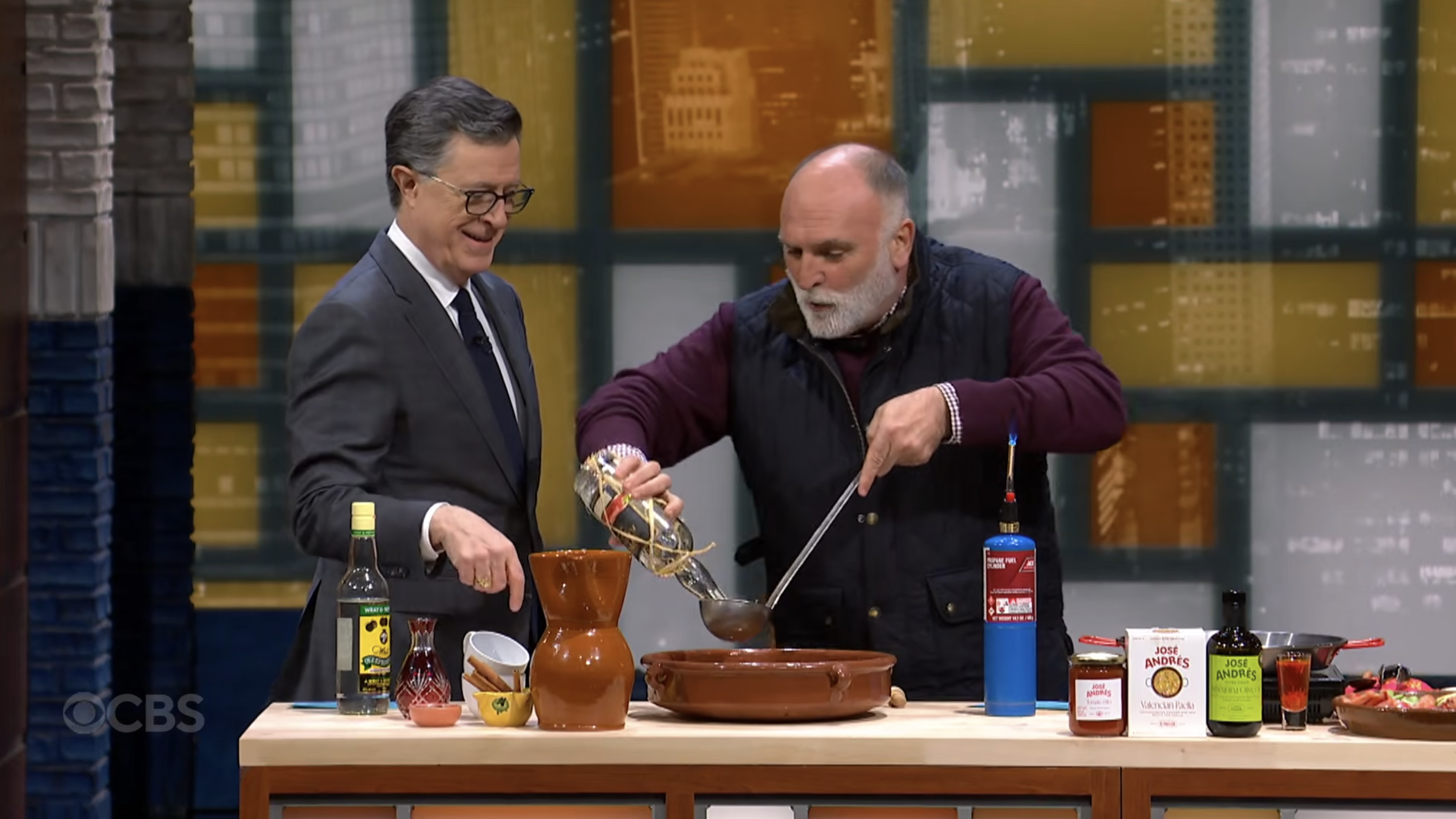 WCK Founder José Andrés Visits Late Show with Stephen Colbert