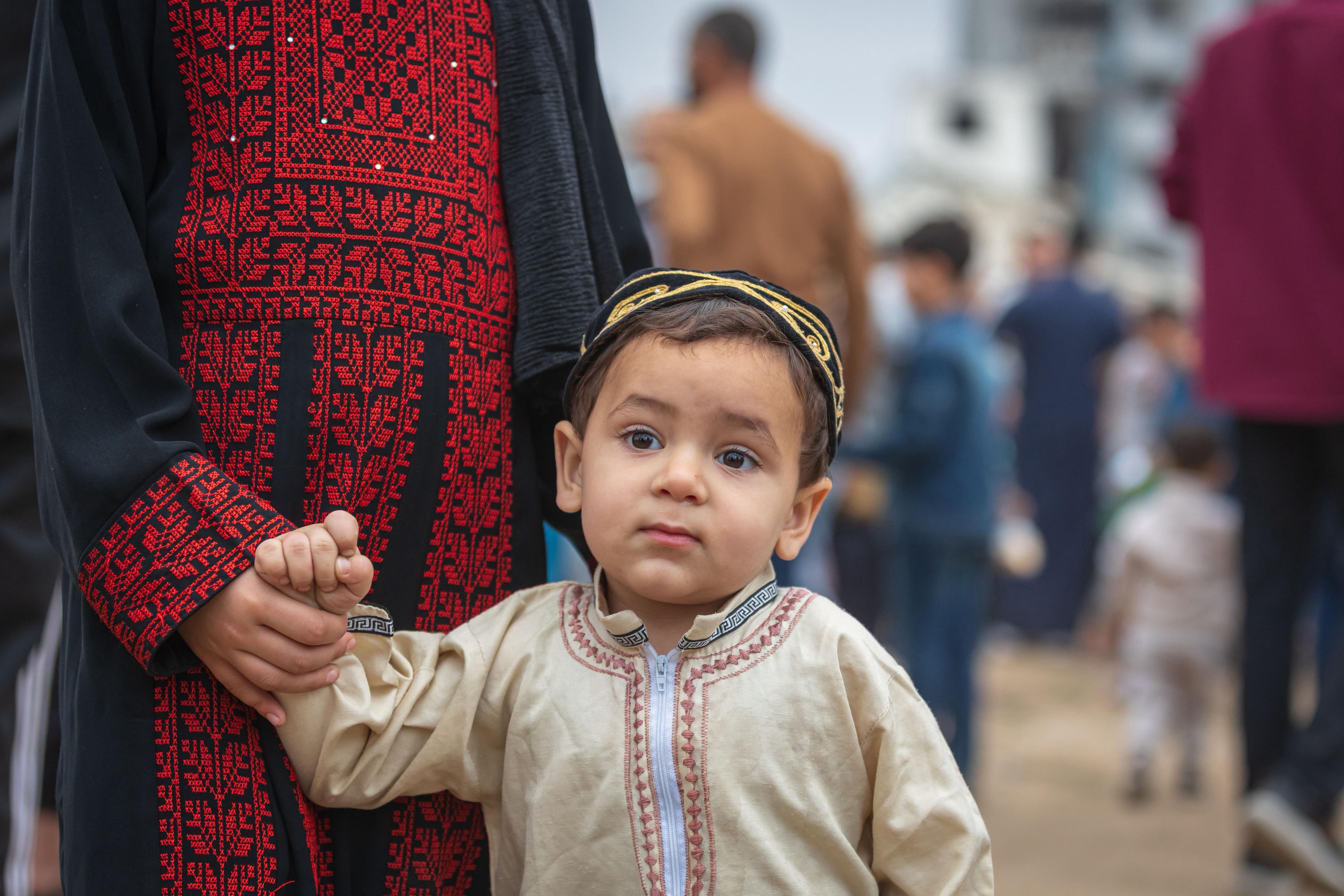 WCK serving Eid al-Adha meals to displaced families in Gaza.